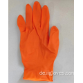 Sicherheit Orange Reine Nitrilhandschuhe bequeme Handschuhe